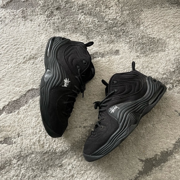Nike Other - stussy nike penny 2 black shoes size 11